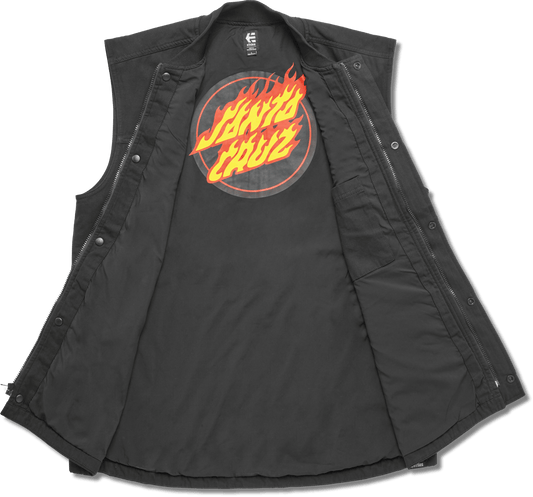 SANTA CRUZ FLAME VEST Other Etnies Skate Original Sustainability Gear