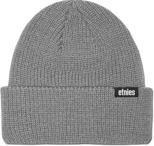 Warehouse Grey Heather Skate Beanie | etnies Official Custom Hat Etnies GREY/HEATHER / ONE SIZE Skate Original Sustainability Gear 4140001280.043.OS.1ST 889262335187