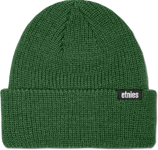 Warehouse Dark Green Skate Beanie | etnies Official Custom Hat Etnies DARK GREEN / ONE SIZE Skate Original Sustainability Gear 4140001280.316.One Size.1ST 7630949182555