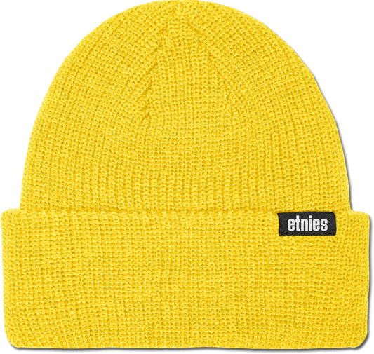 Warehouse Yellow Skate Beanie | etnies Official Custom Hat Etnies YELLOW / ONE SIZE Skate Original Sustainability Gear 4140001280.700.One Size.1ST 7630949182531