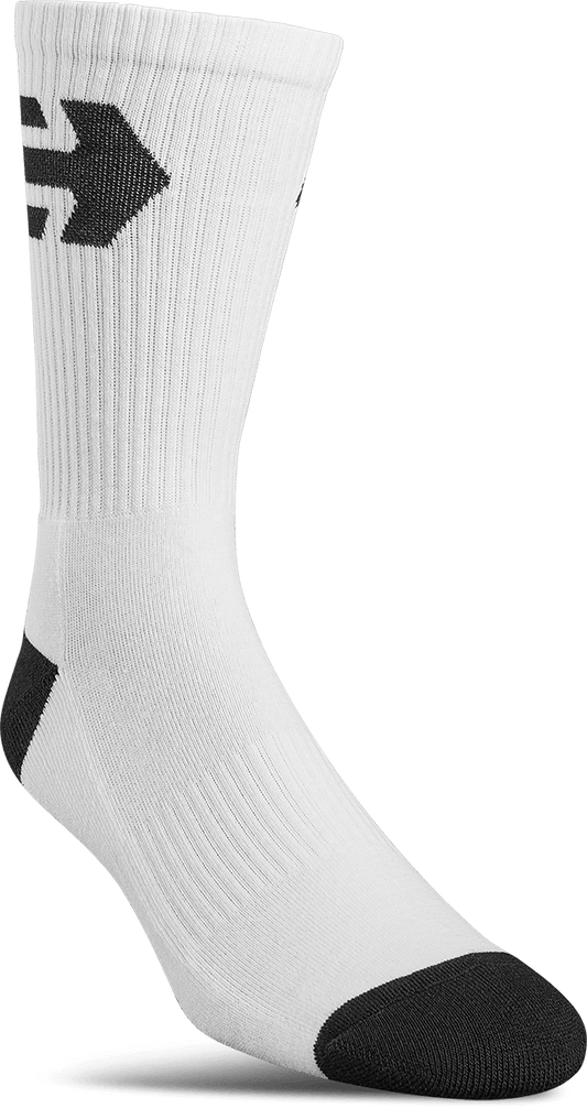 Direct 2 Socks white - socks | etnies Official Crew Sock Etnies WHITE / ONE SIZE Skate Original Sustainability Gear 4140001317 889262676075