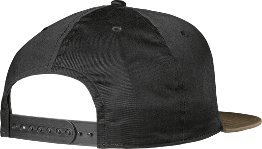 CORP SNAPBACK HAT Custom Hat Etnies BLACK/BROWN / ONE SIZE Skate Original Sustainability Gear 4140001357 194691584786