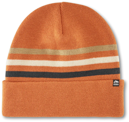 Stripe Rust Knit Skate Beanie | etnies Official Beanie Etnies RUST / ONE SIZE Skate Original Sustainability Gear 4140001495.601.One Size.1ST 7630949182609