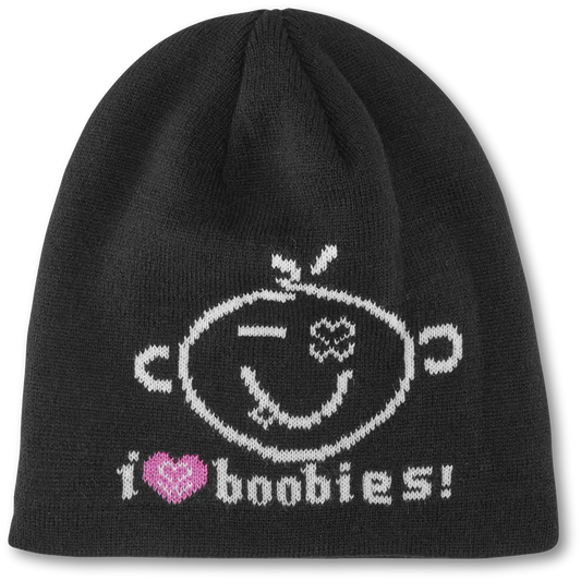 Keep A Breast Beanie Beanie Etnies BLACK / ONE SIZE Skate Original Sustainability Gear 4140001510.001.OS.1ST 7630949184245