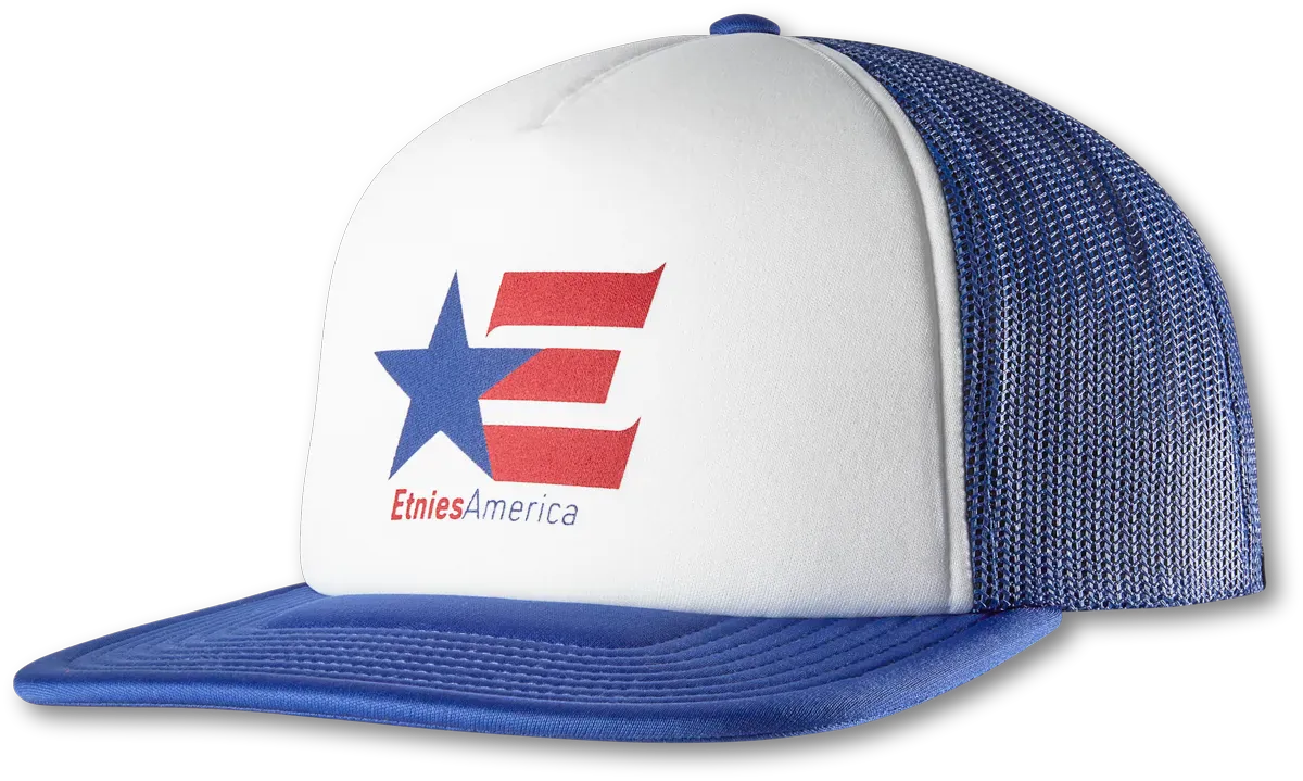 America Trucker Custom Hat Red White Blue | etnies Official Custom Hat Etnies RED/WHITE/BLUE / One Size Skate Original Sustainability Gear 4140001516.632.One Size.1ST 7630949182463