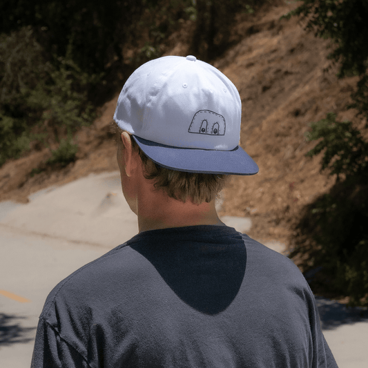 Two-Tone Etnies x FOS Snapback Hat | etnies Official US etnies WHITE/NAVY / OS Skate Original Sustainability Gear 4140001522.145.OS.1ST 886608344629