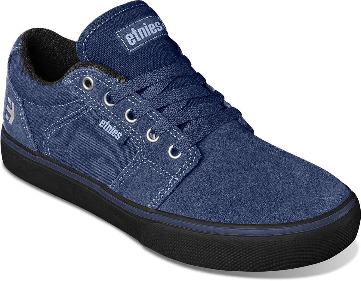 Barge LS Kids Indigo Raw Low - Top Shoe | etnies Official Low-Top Shoe Etnies Skate Original Sustainability Gear