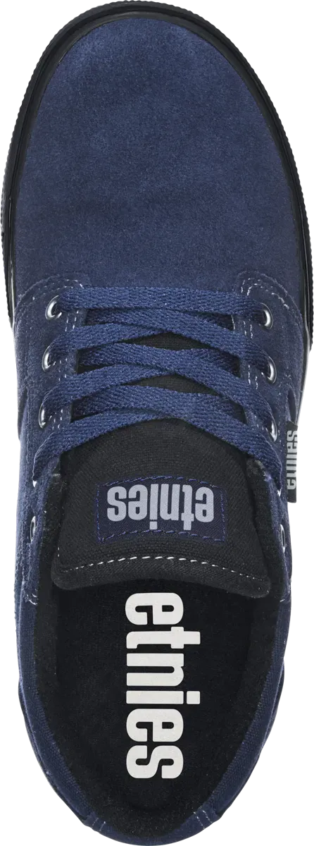 Barge LS Kids Indigo Raw Low - Top Shoe | etnies Official Low-Top Shoe Etnies Skate Original Sustainability Gear