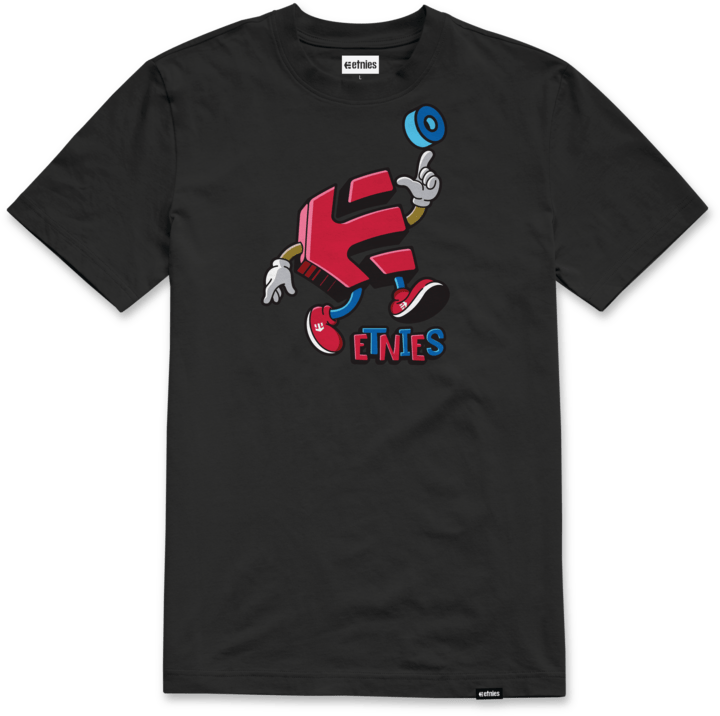 Wheels Up Kids Tee black - t-shirt | etnies Official S/S Basic T-Shirt Etnies Skate Original Sustainability Gear