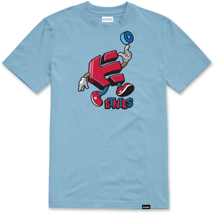 Wheels Up Kids Tee light blue | etnies Official S/S Basic T-Shirt Etnies Skate Original Sustainability Gear