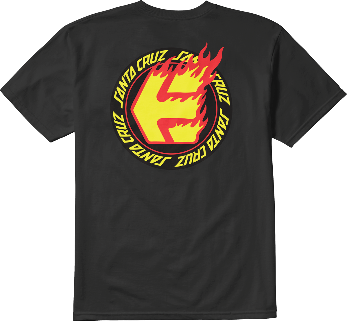 SANTA CRUZ FLAME KIDS TEE S/S Basic T-Shirt Etnies Skate Original Sustainability Gear