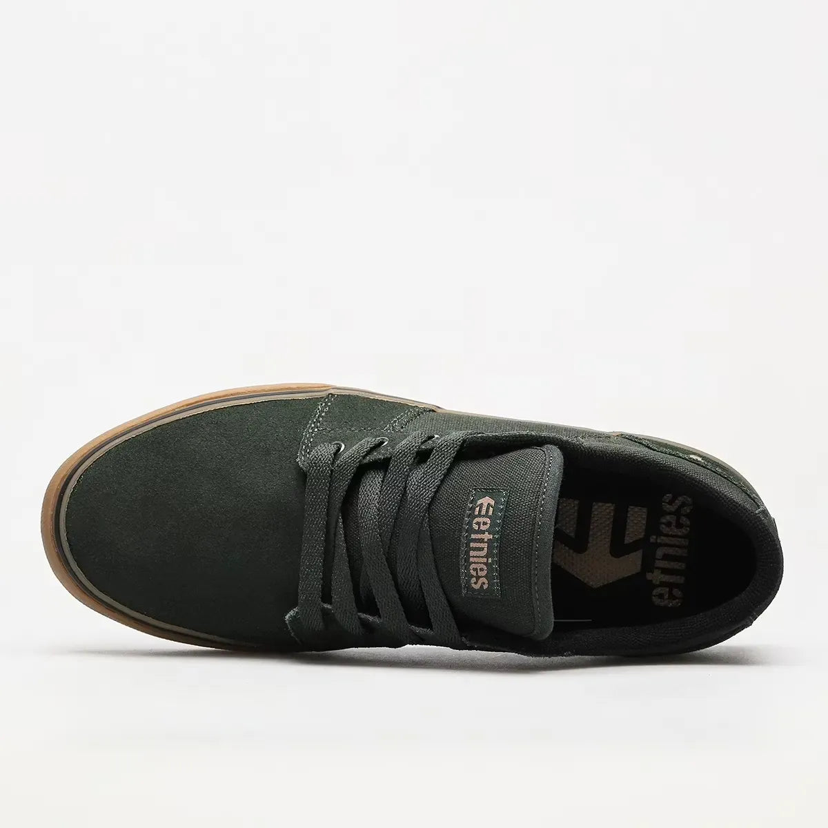 Barge Ls green/gum - skate shoes | etnies Official Low-Top Vulcanized Etnies Skate Original Sustainability Gear