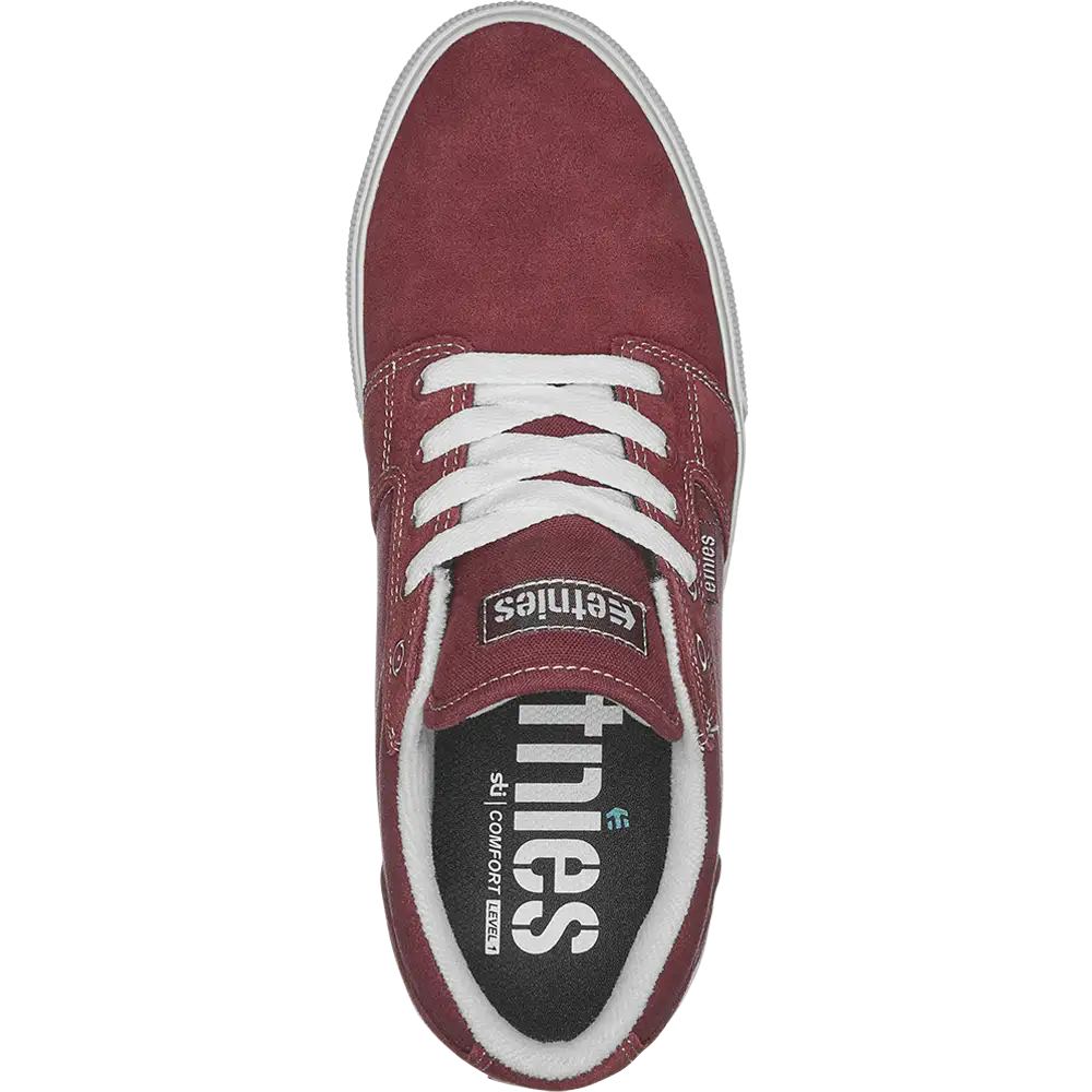 Barge Ls maroon - skate shoes | etnies Official Low-Top Vulcanized Etnies Skate Original Sustainability Gear