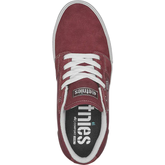 Barge Ls maroon - skate shoes | etnies Official Low-Top Vulcanized Etnies Skate Original Sustainability Gear