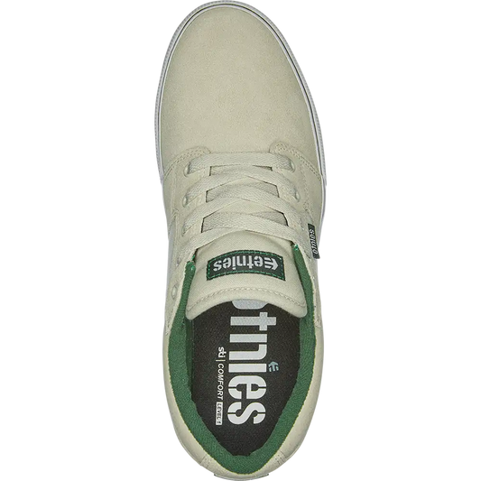 Barge Ls white/green/gum - skate shoes | etnies Official Low-Top Vulcanized Etnies Skate Original Sustainability Gear