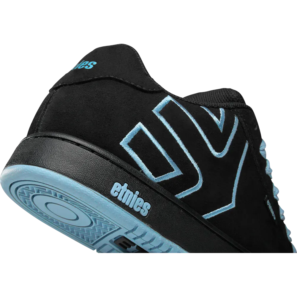 Black, Baby Blue Suede Skate Shoes – Fader | etnies Official etnies Skate Original Sustainability Gear