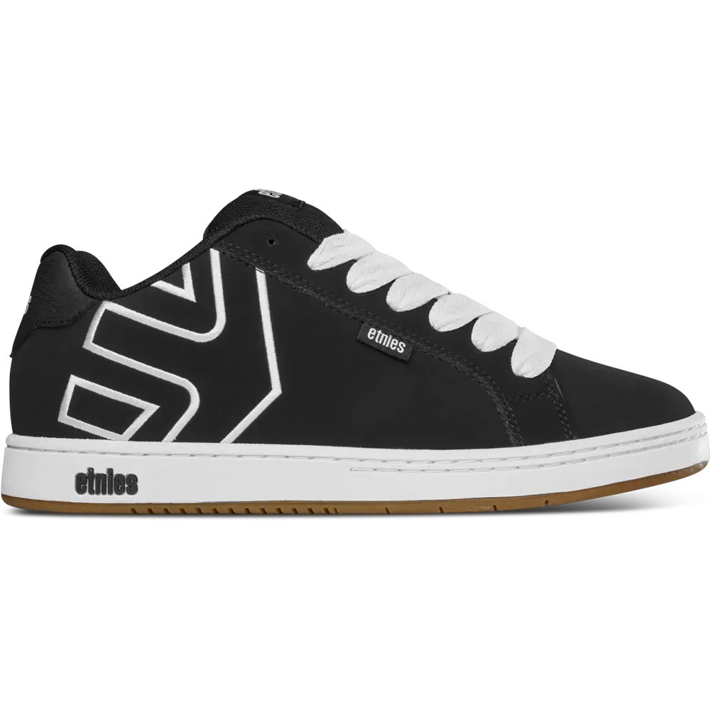 Black and White Suede Skate Shoes – Fader | etnies Official  etnies BLACK/WHITE / 4.5 Skate Original Sustainability Gear 4101000203.976.045.1ST 886608447658