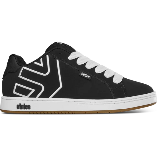 Black and White Suede Skate Shoes – Fader | etnies Official  etnies BLACK/WHITE / 4.5 Skate Original Sustainability Gear 4101000203.976.045.1ST 886608447658
