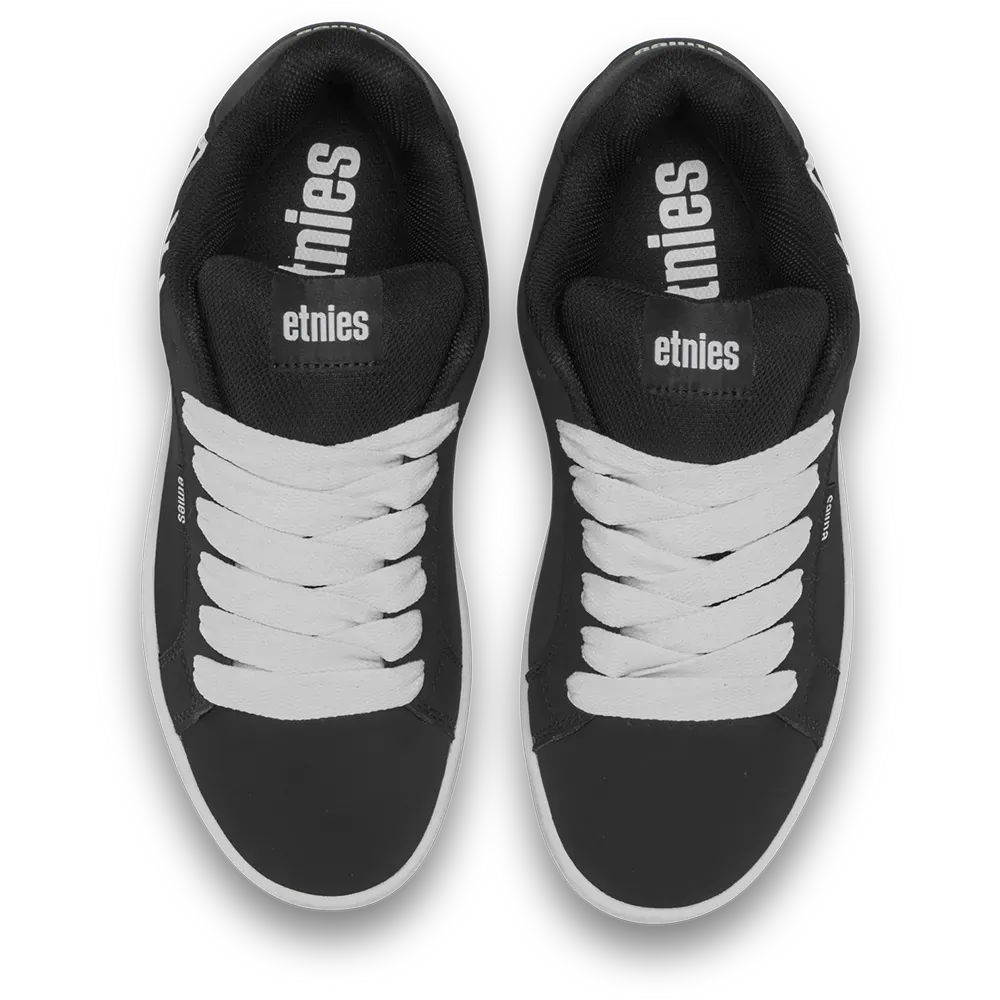 Black and White Suede Skate Shoes – Fader | etnies Official  etnies Skate Original Sustainability Gear