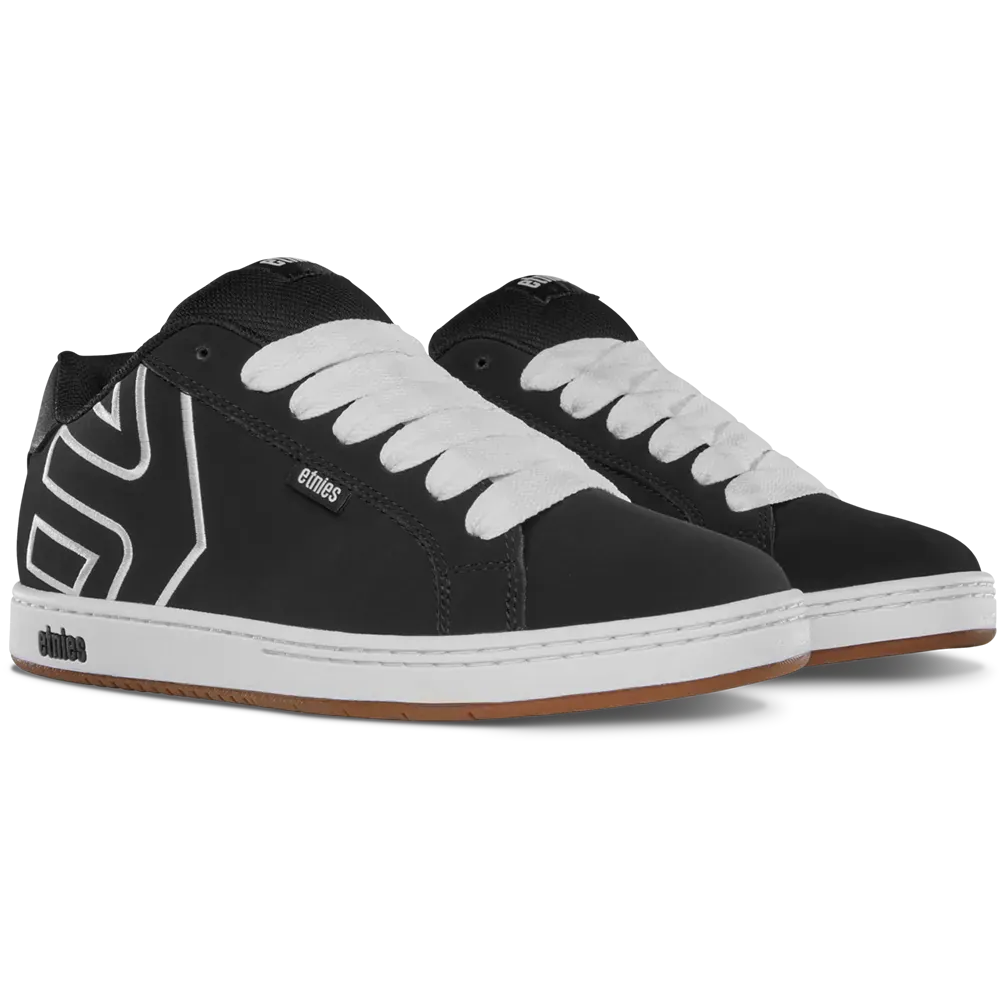 Black and White Suede Skate Shoes – Fader | etnies Official  etnies Skate Original Sustainability Gear