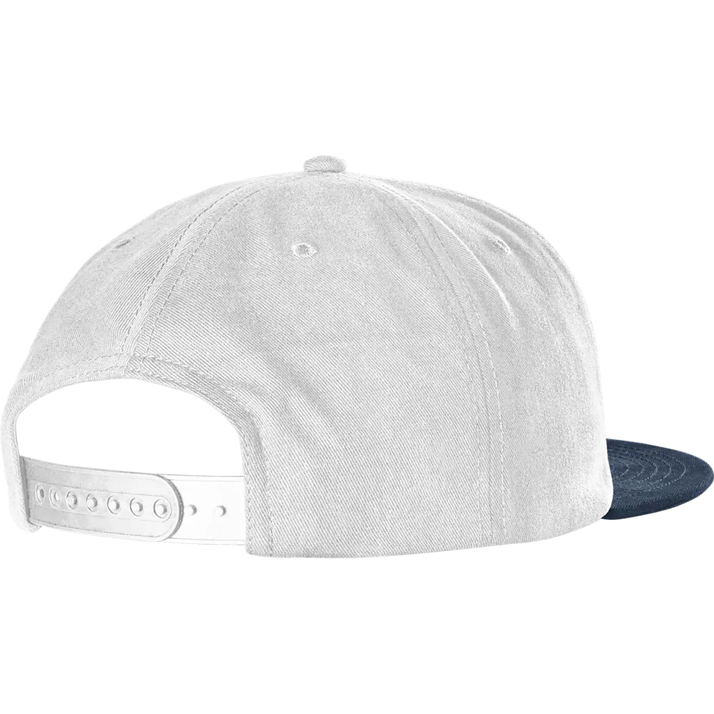 Two-Tone Etnies x FOS Snapback Hat | etnies Official US etnies WHITE/NAVY / OS Skate Original Sustainability Gear 4140001522.145.OS.1ST 886608344629
