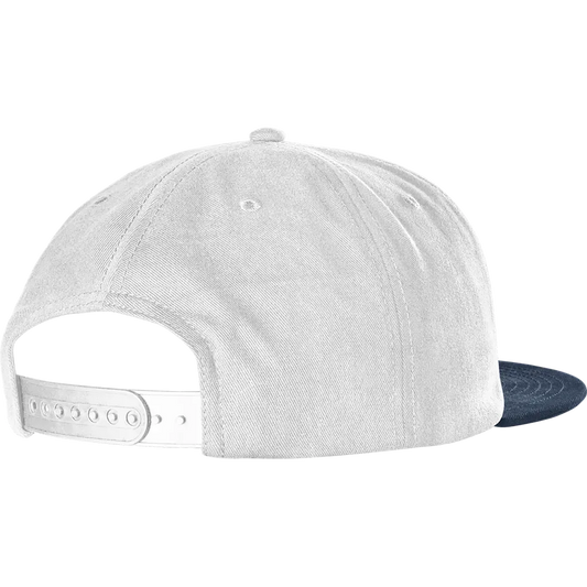 Two-Tone Etnies x FOS Snapback Hat | etnies Official US etnies WHITE/NAVY / OS Skate Original Sustainability Gear 4140001522.145.OS.1ST 886608344629