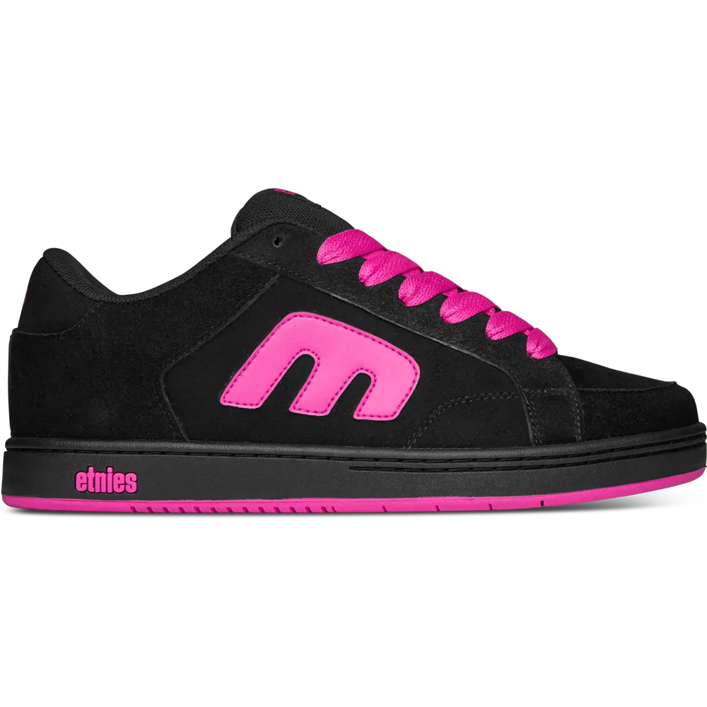 Black/Pink Chunky Skate Shoes – Kingpin 2K | etnies Official etnies BLACK/PINK / 4.5 Skate Original Sustainability Gear 4101000603.963.045.1ST 886608448433