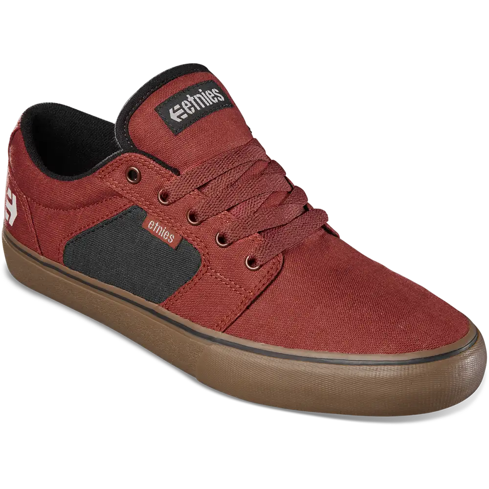 Barge Ls brown/gum/gold - skate shoes | etnies Official Low-Top Vulcanized Etnies Skate Original Sustainability Gear