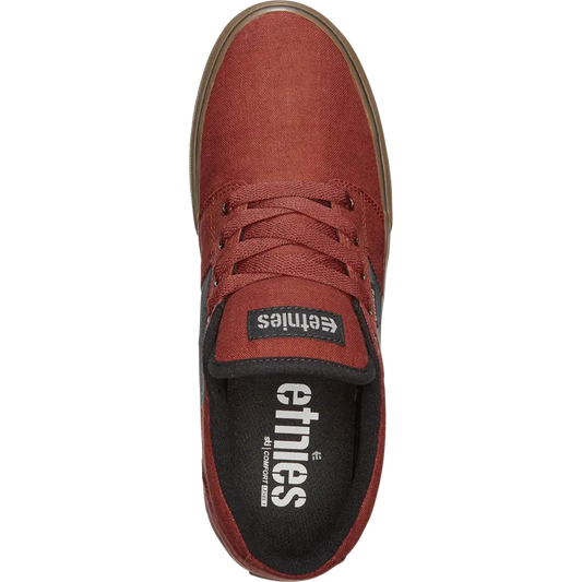Barge Ls brown/gum/gold - skate shoes | etnies Official Low-Top Vulcanized Etnies Skate Original Sustainability Gear