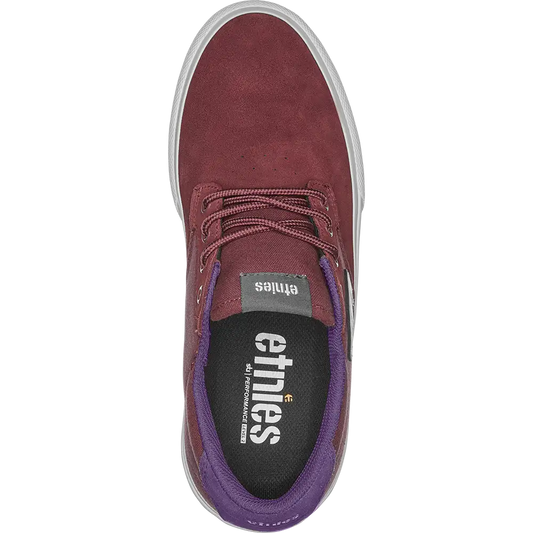 Barge Plus burgundy - skate shoes | etnies Official Low-Top Vulcanized Etnies Skate Original Sustainability Gear