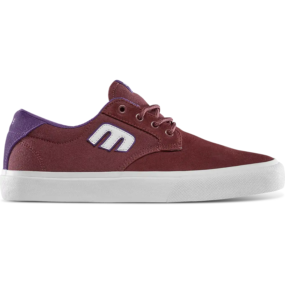 Barge Plus burgundy - skate shoes | etnies Official Low-Top Vulcanized Etnies Skate Original Sustainability Gear