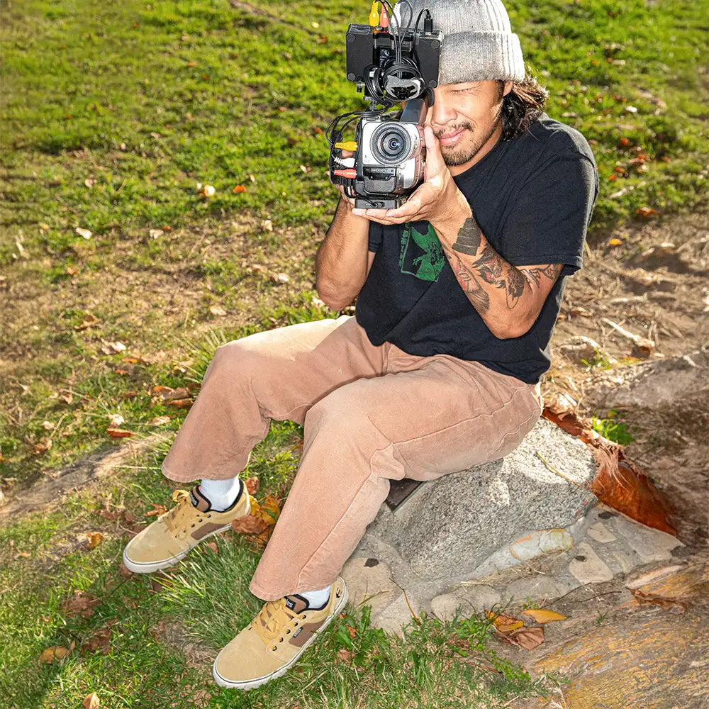 Barge Ls white/green/gum - skate shoes | etnies Official Low-Top Vulcanized Etnies Skate Original Sustainability Gear