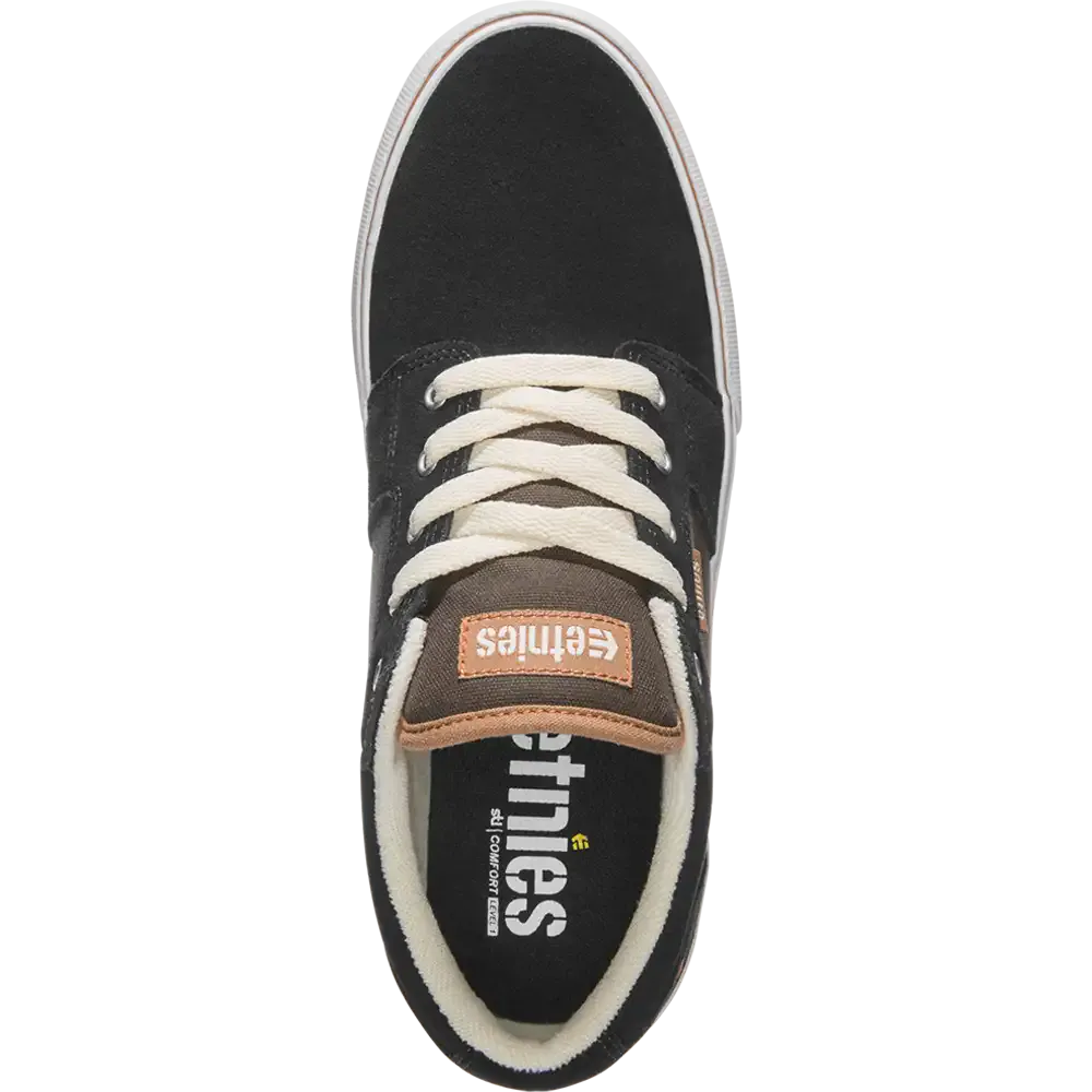 Barge Ls black/brown - skate shoes | etnies Official Low-Top Vulcanized Etnies Skate Original Sustainability Gear