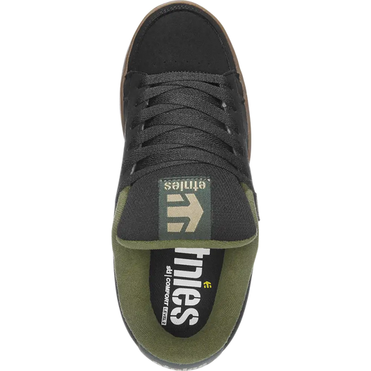 Kingpin black/green/gum - skate shoes | etnies Official Low-Top Shoe Etnies Skate Original Sustainability Gear