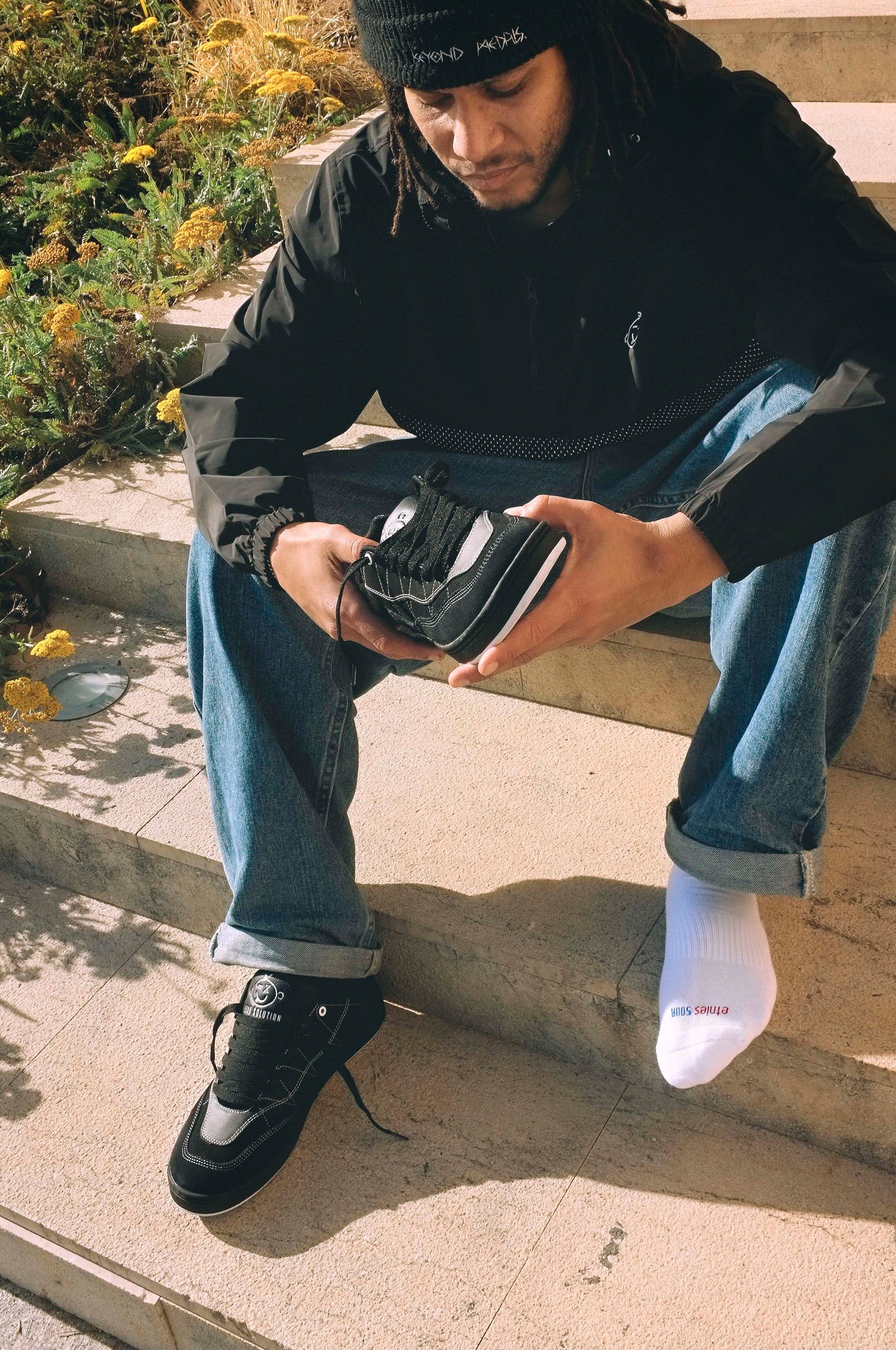 Sour Solution Anorak black - shirts & tops | etnies Official Novelty Fleece Etnies Skate Original Sustainability Gear