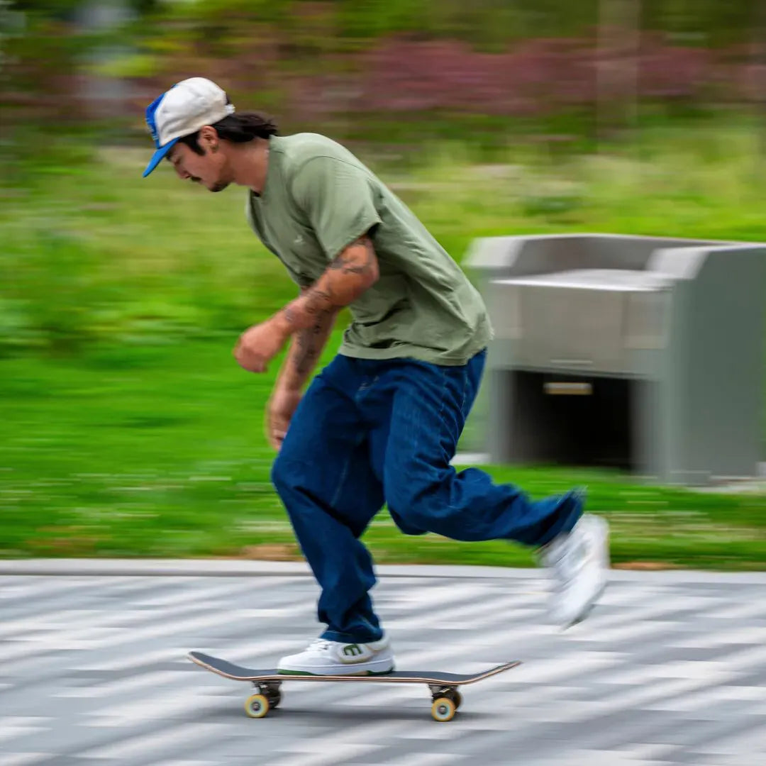 Loot White Green Low - Top Skate Shoe | etnies Official Low-Top Shoe Etnies Skate Original Sustainability Gear