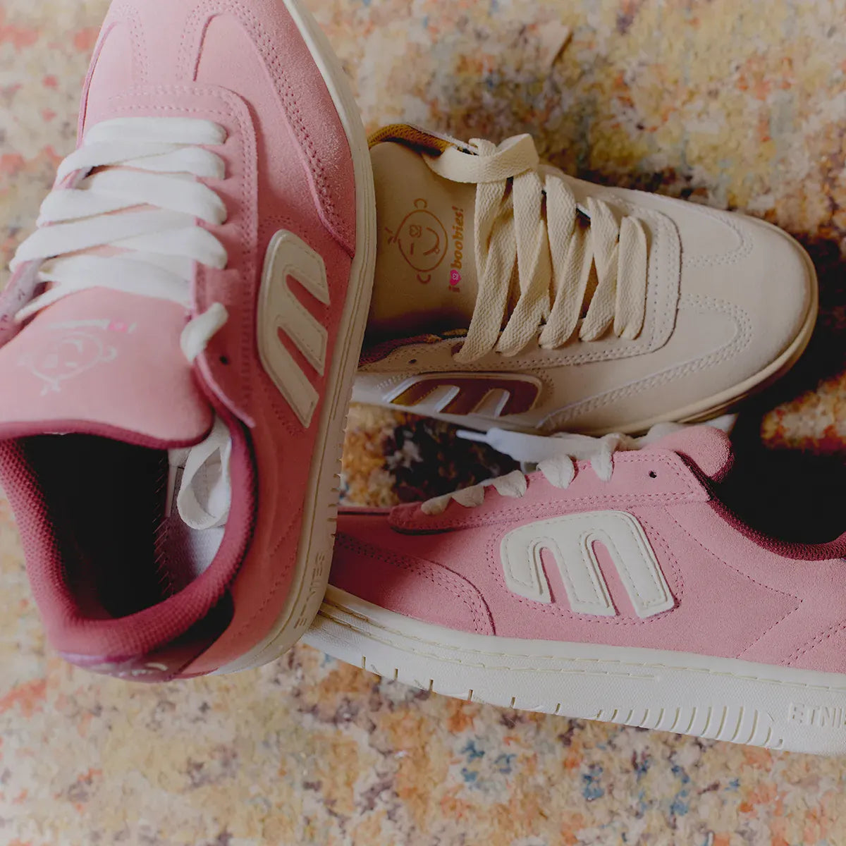 Locut X Keep A Breast - Pink Women Shoes | etnies Official EU Low-Top Shoe Etnies Skate Original Sustainability Gear