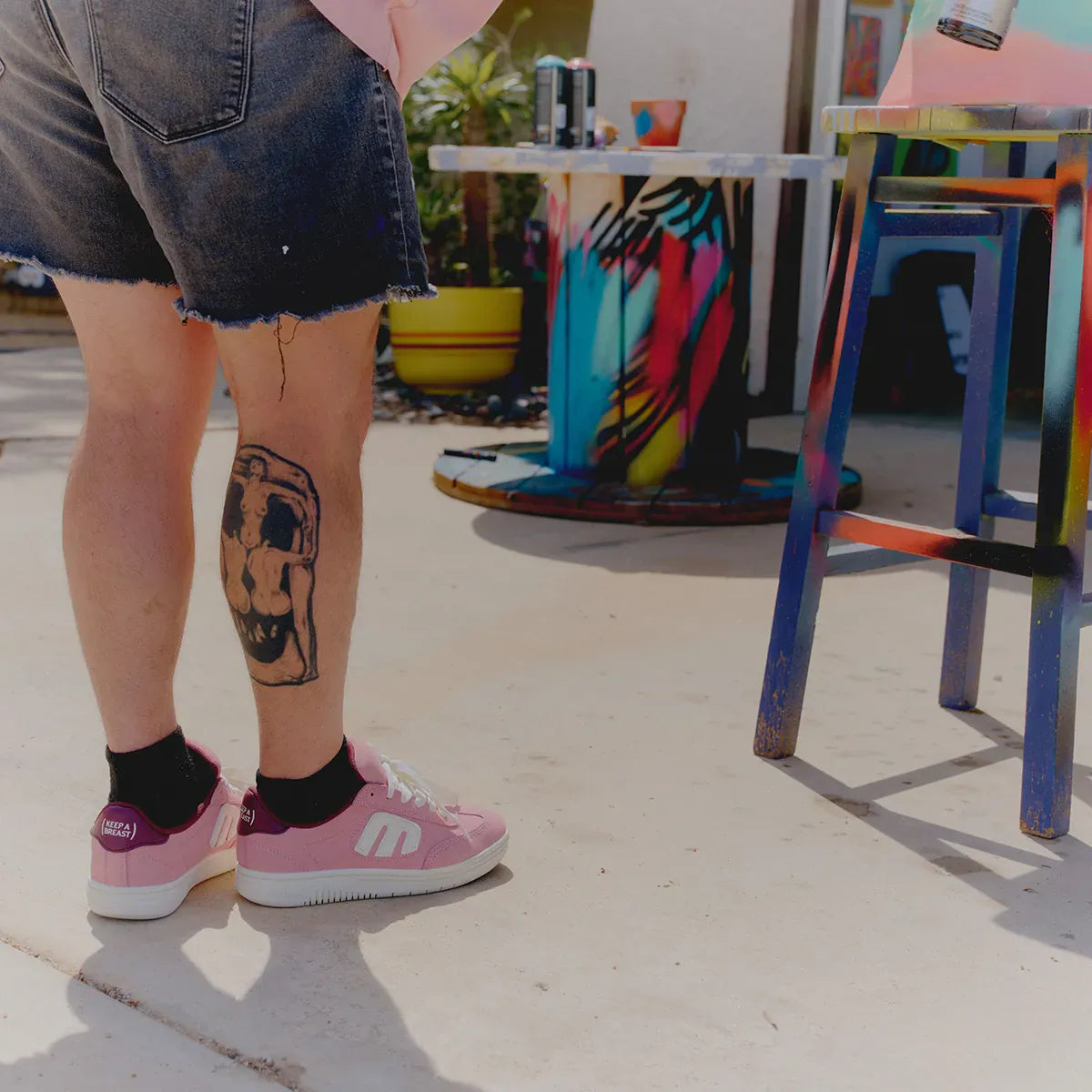 Locut X Keep A Breast - Pink Women Shoes | etnies Official EU Low-Top Shoe Etnies Skate Original Sustainability Gear
