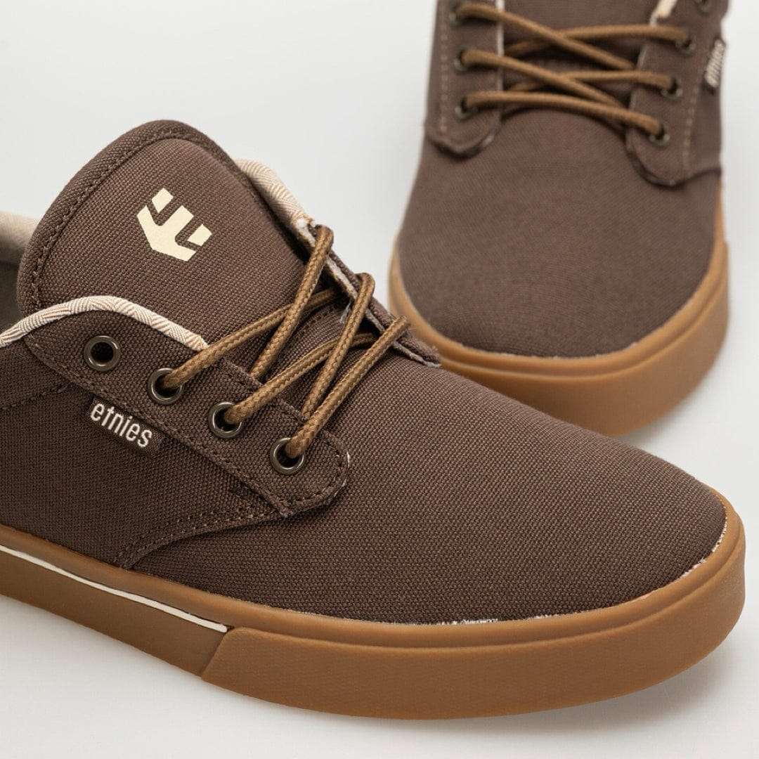 Jameson 2 Eco brown/tan/gum - skate shoes | etnies Official Low-Top Shoe Etnies Skate Original Sustainability Gear