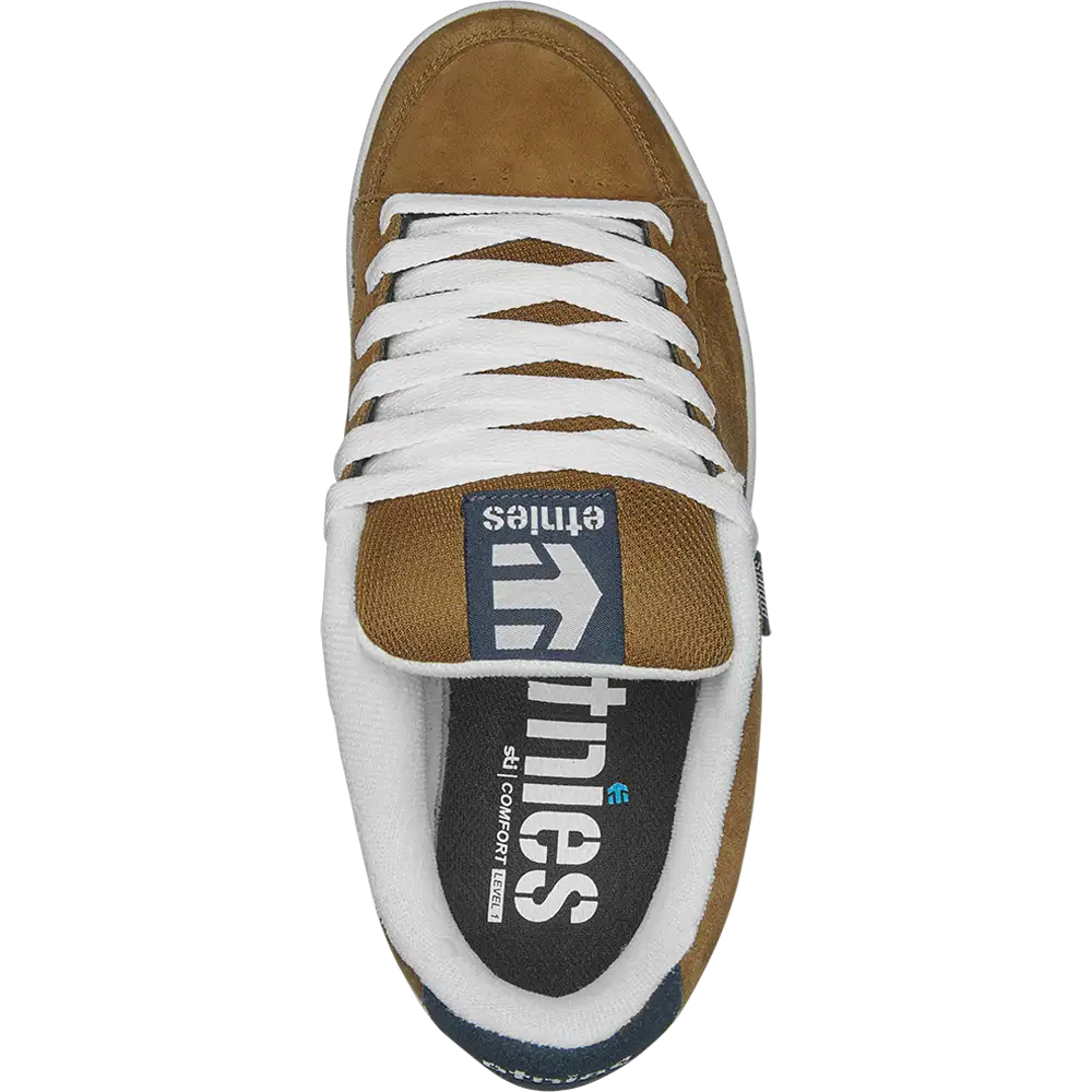 Kingpin brown/navy - skate shoes | etnies Official Low-Top Shoe Etnies Skate Original Sustainability Gear