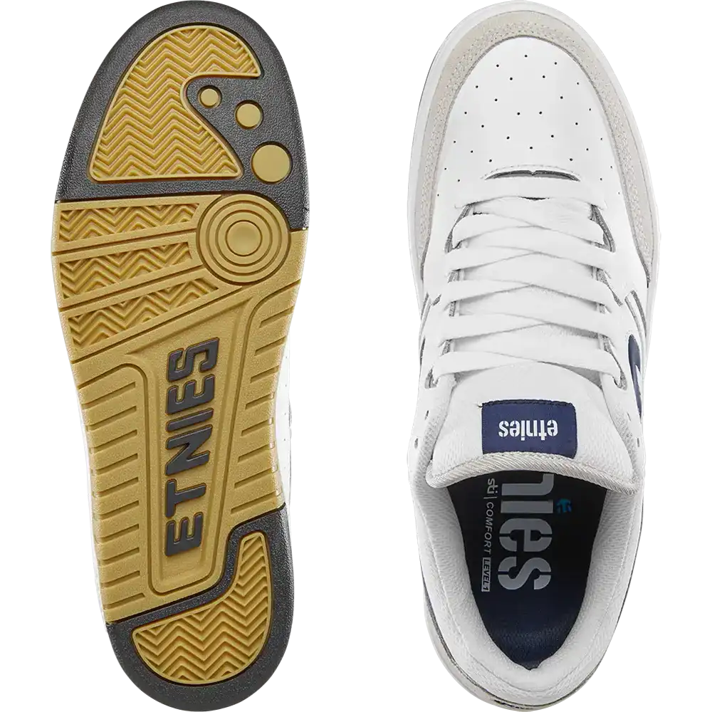 Loot white/navy - skate shoes | etnies Official Low-Top Shoe Etnies Skate Original Sustainability Gear