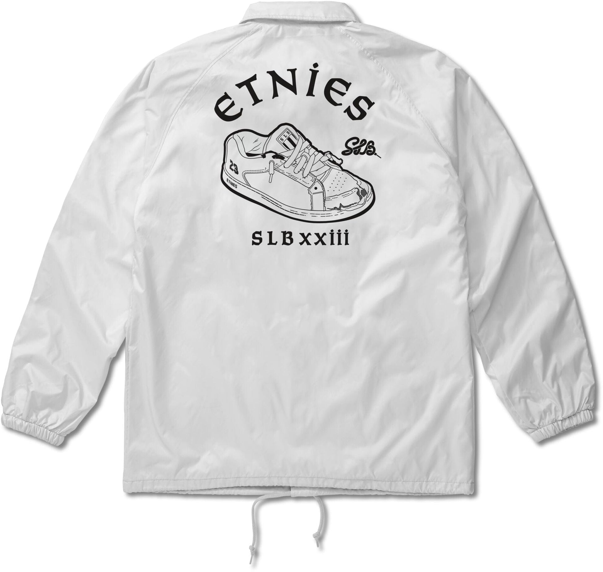 Slb Coach Jacket white - skate jacket | etnies Official Novelty Fleece Etnies Skate Original Sustainability Gear