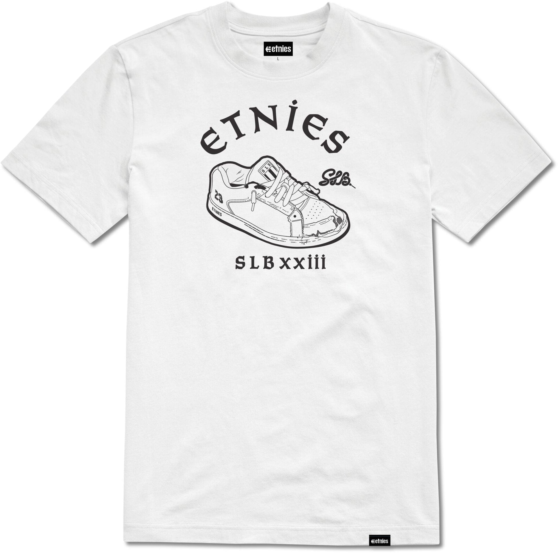 Slb Tee white - t-shirt | etnies Official S/S Basic T-Shirt Etnies Skate Original Sustainability Gear