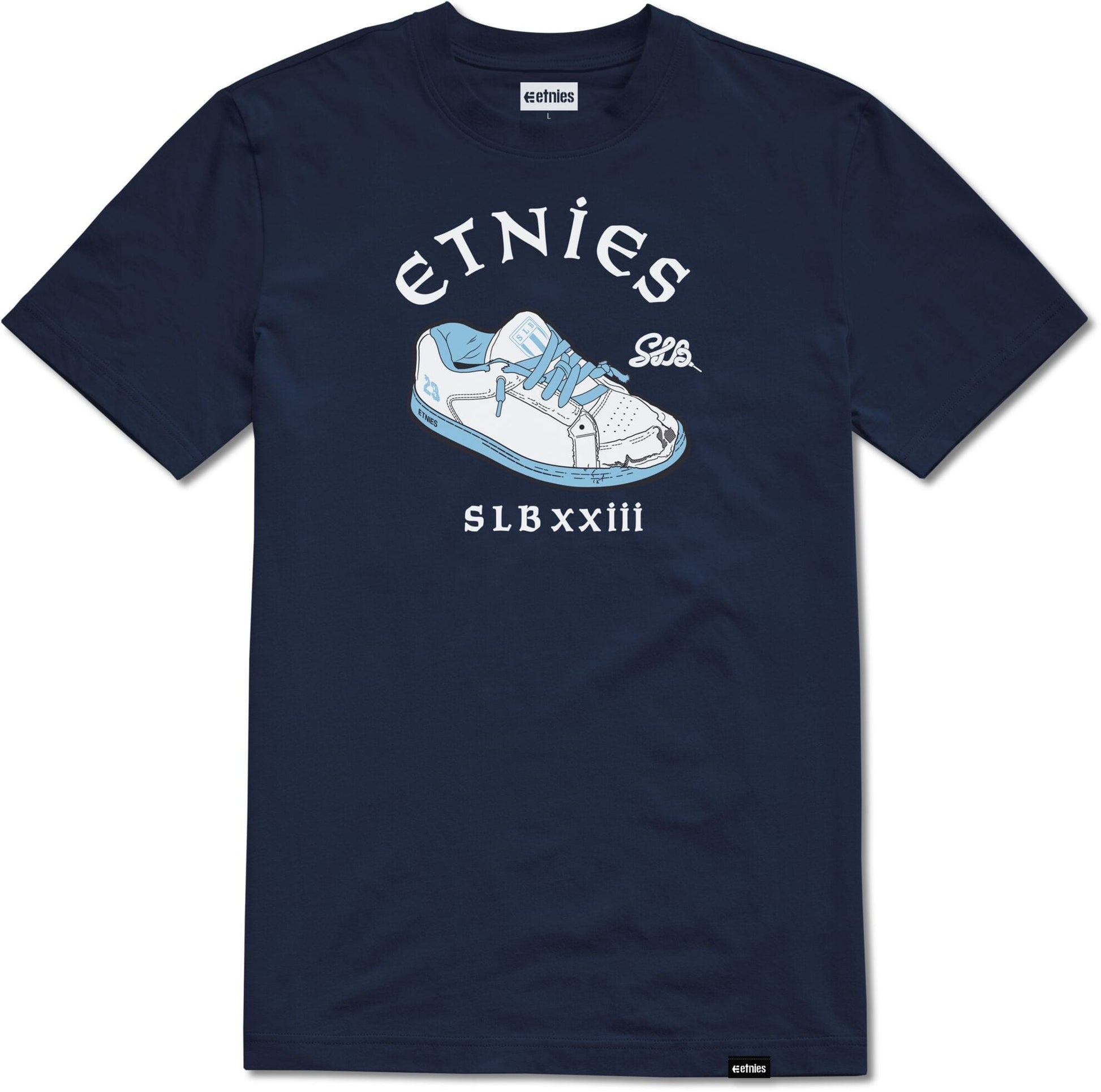 Slb Tee navy - t-shirt | etnies Official S/S Basic T-Shirt Etnies Skate Original Sustainability Gear