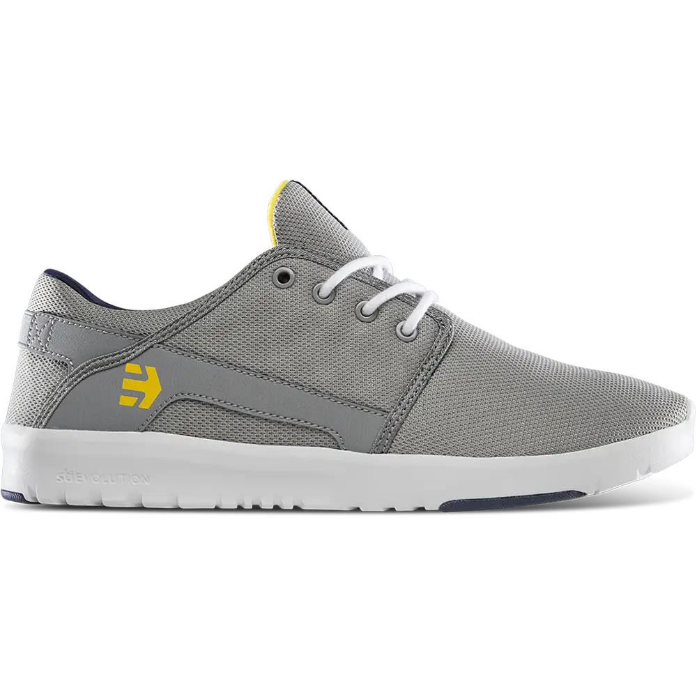 Scout grey/navy/yellow - skate shoes | etnies Official Low-Top Shoe Etnies Skate Original Sustainability Gear
