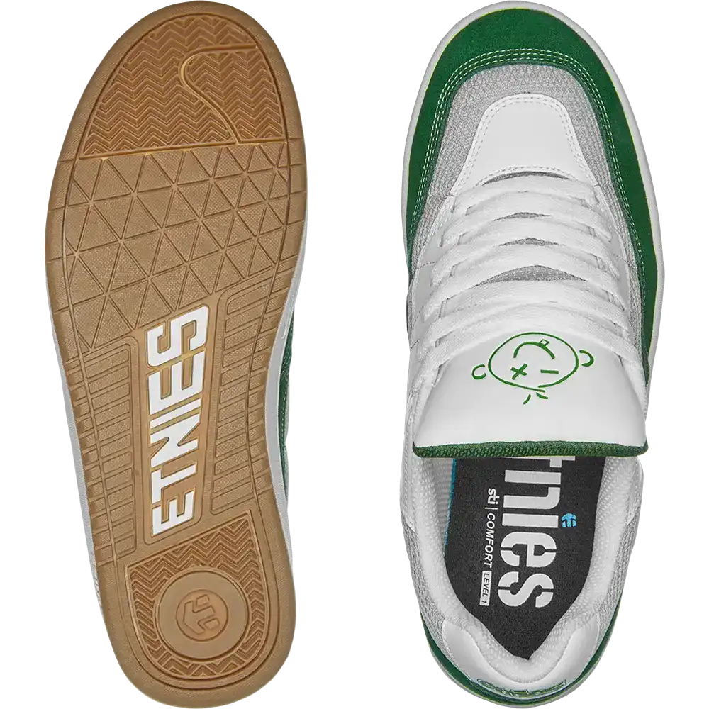 Snake green/white/grey - skate shoes | etnies Official Low-Top Shoe Etnies Skate Original Sustainability Gear