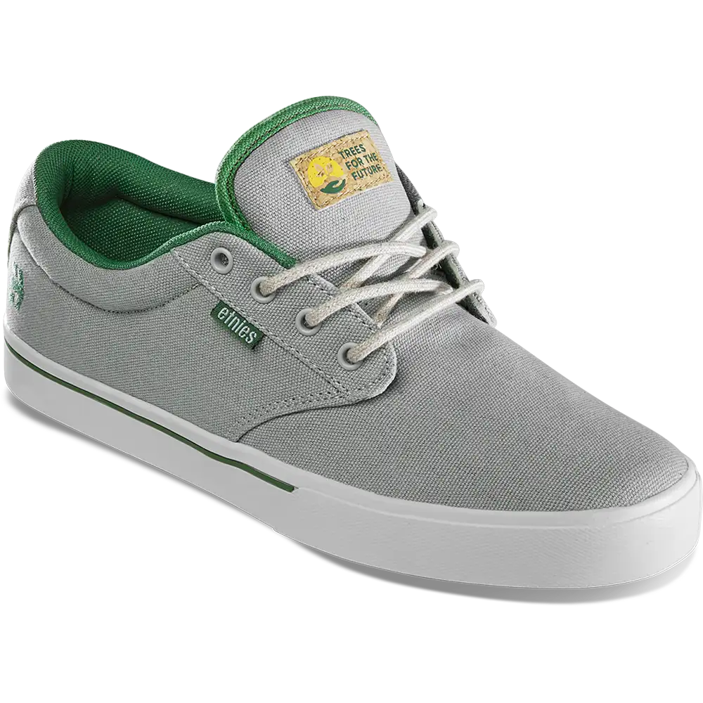 Jameson 2 Eco X Tftf grey/white/green | etnies Official Low-Top Vulcanized Etnies Skate Original Sustainability Gear