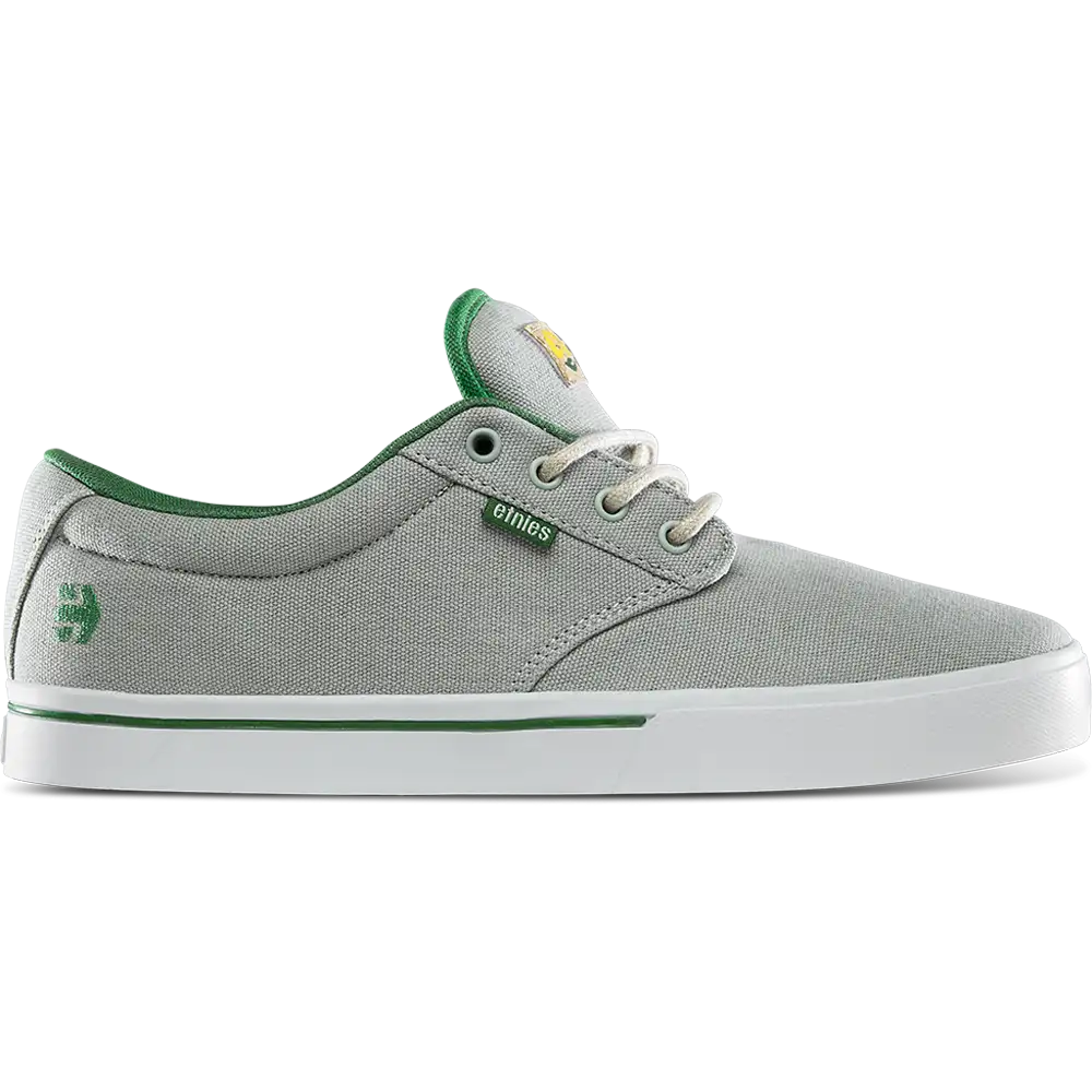 Jameson 2 Eco X Tftf grey/white/green | etnies Official Low-Top Vulcanized Etnies Skate Original Sustainability Gear