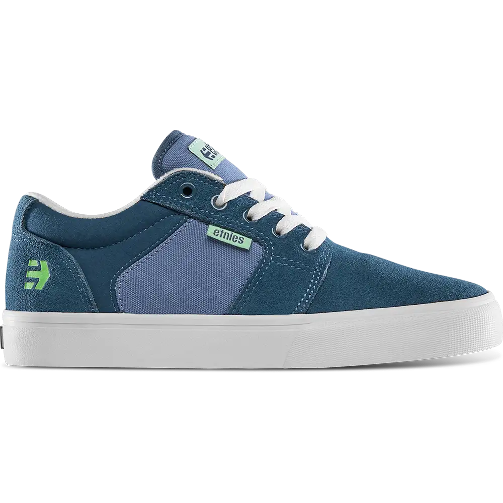 Barge Ls Kids teal - skate shoes | etnies Official Low-Top Shoe Etnies Skate Original Sustainability Gear
