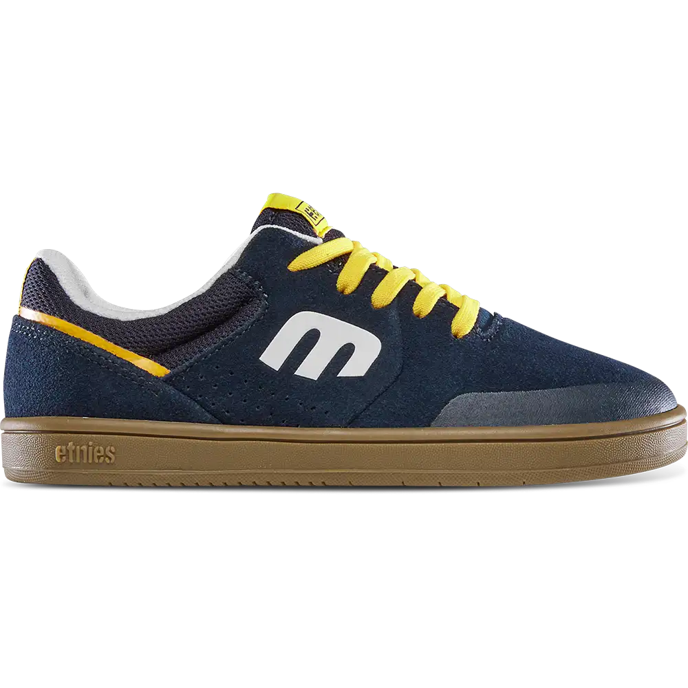 Marana Kids navy/gum/yellow - skate shoes | etnies Official Low-Top Shoe Etnies Skate Original Sustainability Gear